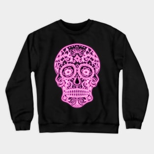 Pink Sugar Skull Crewneck Sweatshirt